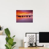 Poster Roches du coucher du soleil (Bureau à domicile)