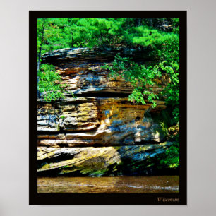 Poster Roches du Wisconsin