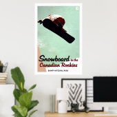 Poster Rocheuses canadiennes (Bureau à domicile)