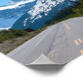 Poster Rocheuses canadiennes - Route 93 de la promenade d (Coin)