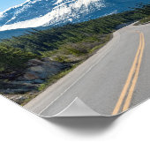 Poster Rocheuses canadiennes - Route 93 de l'Icefields Pa (Coin)