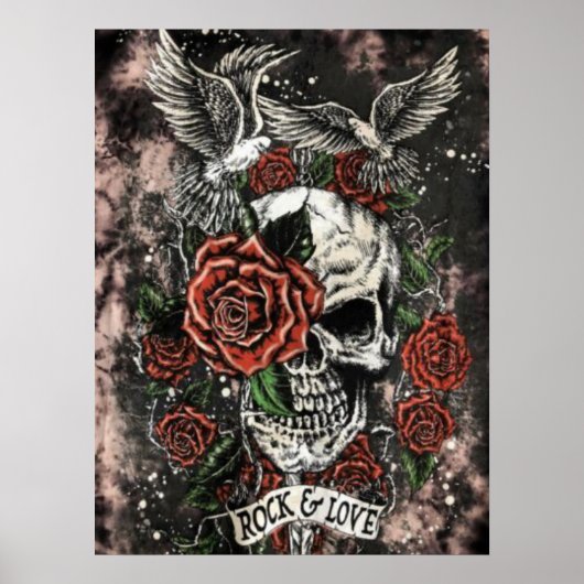 Poster Rock & Amour (Devant)