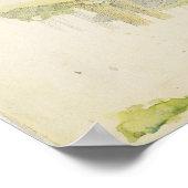 Poster Rock and Tree : Deux études, 12 juillet 1810 (Coin)