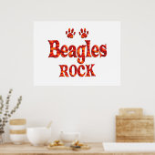 Poster Rock beagle (Cuisine)