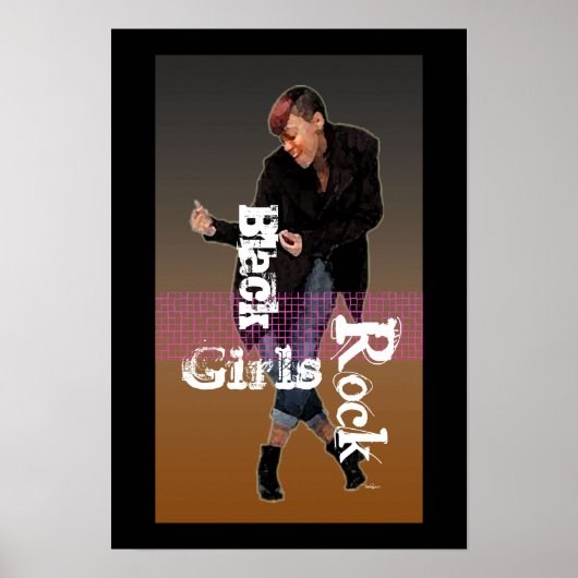 Poster Rock Black Girls (Devant)
