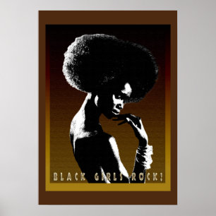 Poster Rock Black Girls