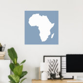 Poster Rock Blue Audacious Afrique (Bureau à domicile)