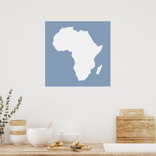 Poster Rock Blue Audacious Afrique (Cuisine)