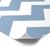 Poster Rock Blue Safari Chevron (Coin)