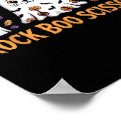 Poster Rock Boo Ciseaux Chat Halloween Chemise Kids Game (Coin)