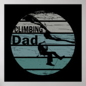 Poster rock climbing dad (Devant)