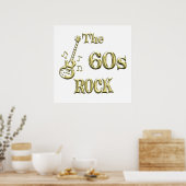 Poster ROCK des années 60 (Cuisine)