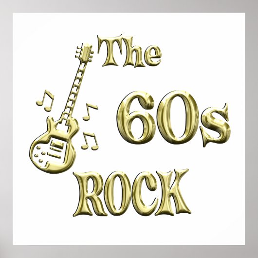 Poster ROCK des années 60 (Devant)