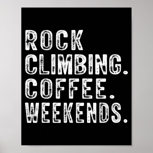 Poster Rock Escalade Café Week-ends Rock Escalades (Devant)