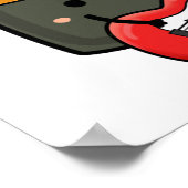 Poster Rock Et Roe Cute Rock Et Roll Sushi Pun (Coin)