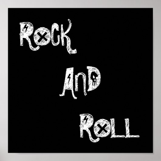 POSTER ROCK, ET ROLL (Devant)