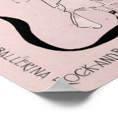 Poster Rock et Roll Ballerina II (Coin)