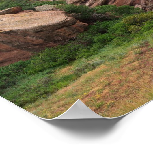 Poster Rock Formations and Ranges Surrounding Red Rocks (Coin)