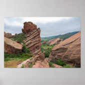 Poster Rock Formations and Ranges Surrounding Red Rocks (Devant)