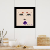 Poster "Rock Girl Chic" (Cuisine)