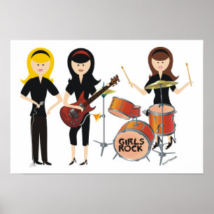 Poster Rock Girls