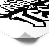 Poster Rock Le Jour De Test Enseignant Test Idea School (Coin)