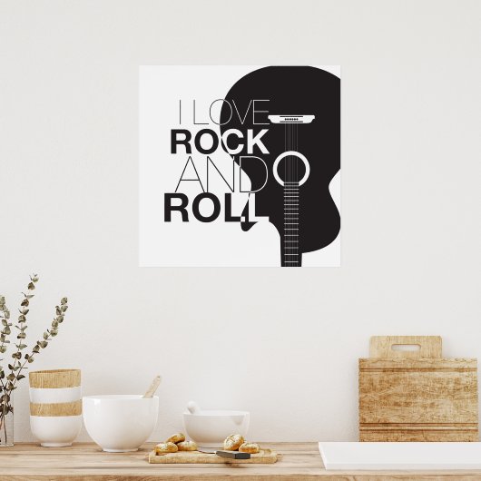 Poster Rock Music (Cuisine)