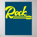 Poster Rock Music guitare New<br><div class="desc">Rock Music guitare New Gift. Un cadeau parfait pour votre père, maman, papa, hommes, femmes, amis et membres de la famille le jour de Thanksgiving, Noël, Fête des mères, Fête des pères, 4 juillet, 1776 Jour indépendant, Fête des anciens combattants, Fête de l'Halloween, Fête de Patrick</div>