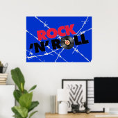 Poster Rock N Roll (Bureau à domicile)