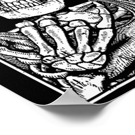 Poster Rock N Roll Band Lazy Costume d'Halloween Rocker M (Coin)