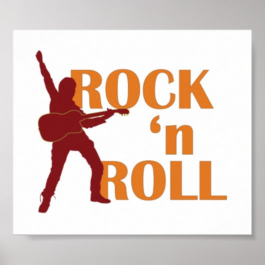 poster - Rock 'n Roll (design musical) (Devant)