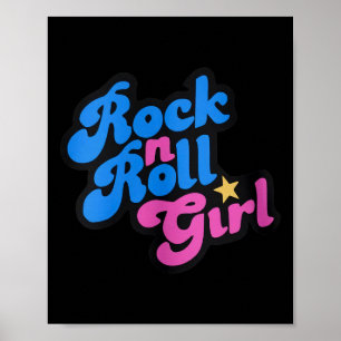 Poster Rock N Roll Girl Océan Poisson Halloween Costumes 