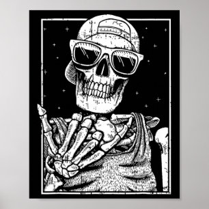 Poster Rock N Roll Nd Lazy Costume Halloween Rocker Musiq