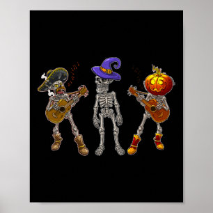 Poster Rock Nd Rock Et Roulez Hommes Femmes Halloween Cos