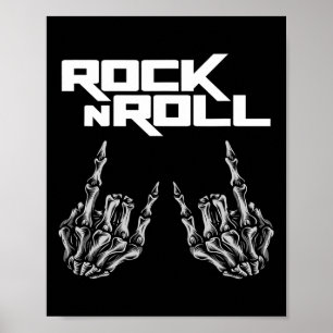 Poster Rock On Band Tee - shirts For Women Rock And Roll