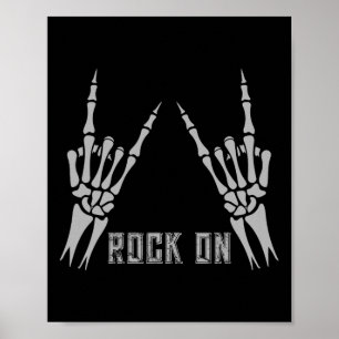 Poster Rock On Band Tee - shirts For Women Rock And Roll