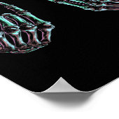 Poster Rock On Rock Star Skeleton Hands - Concert Band Gr (Coin)