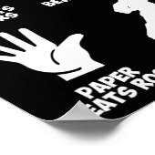 Poster Rock Paper Nothing Beats Karate (Coin)