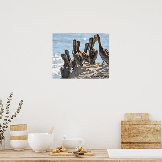 Poster Rock pélican (Cuisine)