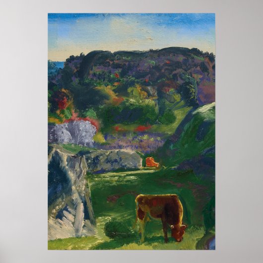 Poster Rock Ridge Farm par George Bellows (Devant)