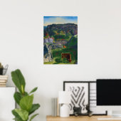 Poster Rock Ridge Farm par George Bellows (Bureau à domicile)