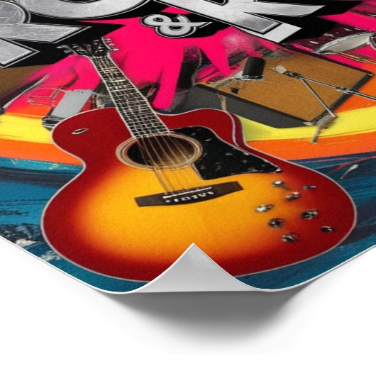 Poster Rock & Roll (Coin)