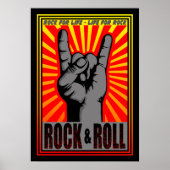 Poster Rock & Roll (Devant)