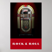 Poster Rock & Roll Jukebox 36 x 24 (Devant)