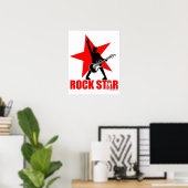 Poster Rock Star (Bureau à domicile)