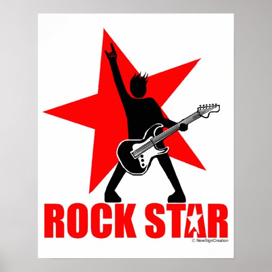 Poster Rock Star (Devant)