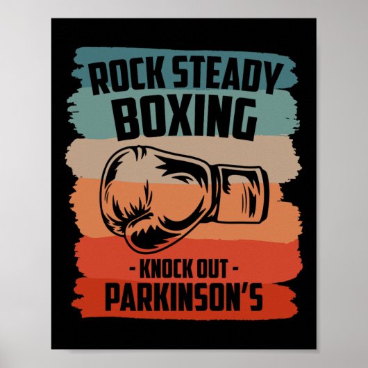 Poster Rock Steady Boxing Frapper l'inspiration de Parkin (Devant)
