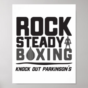 Poster Rock Steady Boxing Knock Out Parkinson's