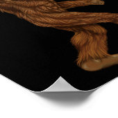 Poster Rock Sur Bigfoot Sasquatch Aime Rock Et Roll Sung (Coin)