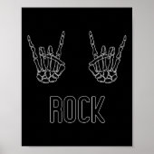 Poster Rock sur Skeleton Hands (Devant)